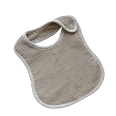 우쭈쭈 6중 거즈 땅콩 턱받이, 오트밀, 1개, 1매