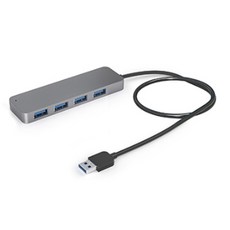[쿠팡수입] 만듦 4포트 USB 3.1 Gen1 허브 메탈 1.2m PEC-H080-120, 1개