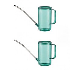 미미네가든 不鏽鋼園藝灑水器 綠色 1L, 2個