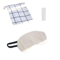 HG 當你聽到美眉公司，眼罩米色奶茶套組1, 1套