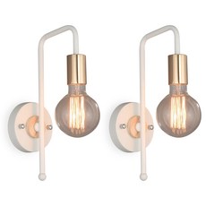 The Sun Mel壁燈 2入, 白色的