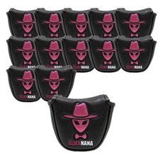 ALIENNANA 外星人高爾夫球桿套13件全套 蜘蛛推桿型, 黑粉色