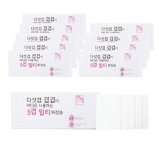 SUGAR IN 5 層多功能化妝棉, 60件, 10個