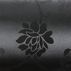 ROSEROSA 防焰室內裝飾膜 Grace Point 防焰壁貼, 黑色(MF5154-6)