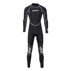 ZCCO 男款後拉鍊自由潛水防寒衣, 混色