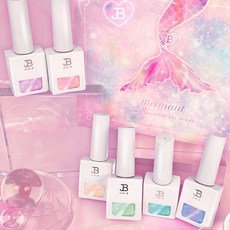 JB 美人魚閃亮指甲油 6款, 11ml, 1組