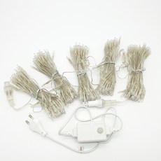 Muttugi 燈泡燈串 透明線 300燈 DC24V LED, 燈泡色