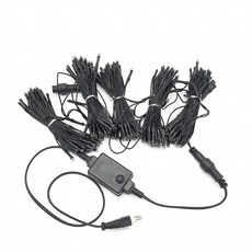 Muttugi 燈泡燈串 黑線 300燈 DC24V LED, 黃色