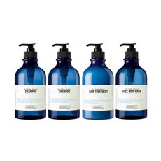 Calmomentree 洗髮精 2入+護髮素+沐浴乳, 1套