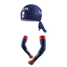 리젠스 암 슬리브 + 두건 세트, 블루