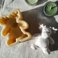 笑臉魯道夫矽膠模具, 單一顏色