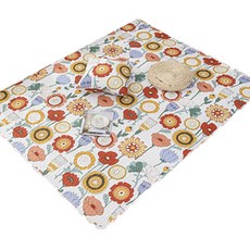 더플로우 귀욤 도톰 페브릭 방습 피크닉 매트, 09