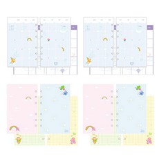 Care Bear Archive 6 孔補充裝嵌體 E 每月 B 2p + 免費和網格 2p, 16張