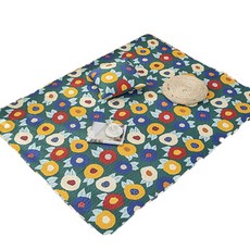 더플로우 귀욤 도톰 페브릭 방습 피크닉 매트, 16