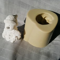 AngleThing 雪人立體矽膠模具, 單色