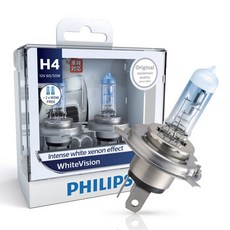 필립스 할로겐 램프 2p, 화이트비전, H4, 2개