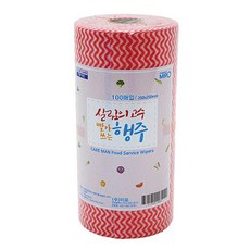 捲筒不織布抹布 粉色, 100件, 1個