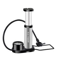 X-TIGER Regency 鋁合金自行車打氣筒 B 型 RCP01, 銀, 1個