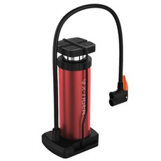 X-TIGER Regency 鋁合金自行車打氣筒 A 型 RCP01, 紅色的, 1個