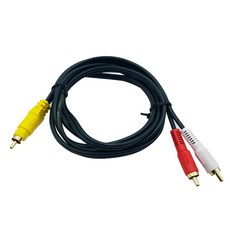 Hemil 音訊線 1RCA to 2RCA 3m, ML38, 1個