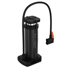 X-TIGER Regency 鋁合金自行車打氣筒 A 型 RCP01, 黑色的, 1個