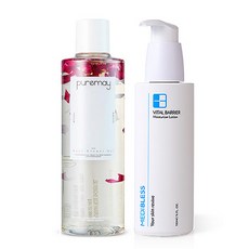 Medibless DIY 玫瑰沐浴露 200ml + Vital Barrier Lotion 180ml 身體套組, 1套