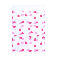 渾圓愛心印花OPP自黏袋 30 x 40cm, 50個, 混色
