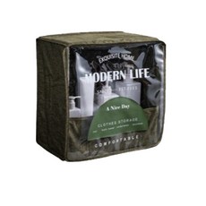 THE ZAKKA 北歐風布料防水多用途收納箱, 綠色, 1個