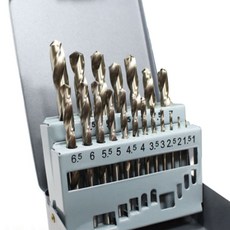 鐵板用 J-ONE 高速鋼鑽頭 19件組, 1套