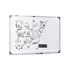 deLi 單面鋁框磁鐵白板, 鋁