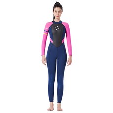 DIVE&SAIL 女子自由潛水沖浪潛水服, 海軍粉色