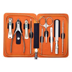 MR.GREEN 不鏽鋼美甲護理9件全套組 MR6019, 9件組 + 收納包, 1套