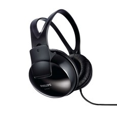 PHILIPS 飛利浦 立體聲耳機, 黑色的, SHP-1900