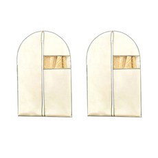 星三色服裝罩防塵袋象牙色 60 x 90cm, 2個, 1件