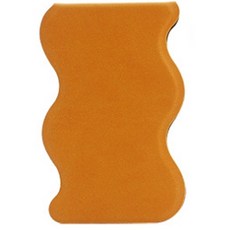 數字攜帶式波浪桌鏡 109*70mm, 橘色