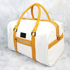 DEX Pajo 波士頓包白線 DX013, 白色 黃色