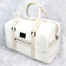 DEX Pajo 波士頓包白線 DX013, 白色米色