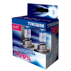 TUNGSRAM Megalight Ultra +120% 頭燈 H7 2入, 1個, 橘色