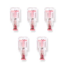 eYe2iN 肌膚護理導入器 0.2mm 5入, 粉色的, 1個