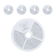 FURRYTAIL 寵物透明淨水器5中濾器, 5個