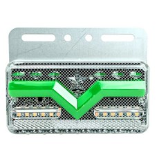 JACE'S 2WAY LED 動態方向燈 車底燈 示寬燈 24V專用, 綠色, 1個