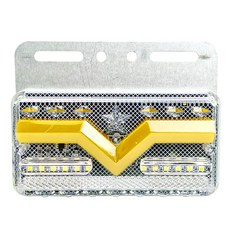 JACE'S 2WAY LED 動態方向燈 車底燈 示寬燈 24V專用, 黃色, 1個