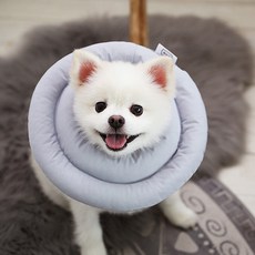 카카몽 반려동물 UFO 쿠션 넥카라 모노그레이 S, 1개