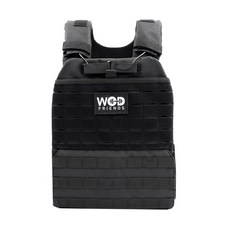 WOD FRIENDS 重量訓練負重背心, 黑色的, 1.2公斤