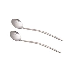 TABLE Art. 韓國製 天動 湯勺 2入, 霧面銀, 2個