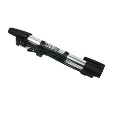 便攜式多功能自行車打氣筒, 銀白色, 1個