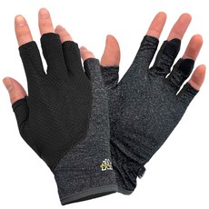 HIGH MOUNT New Master 七分半指登山手套, 黑色