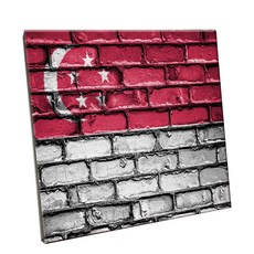 HTP 瓷磚 C975 新加坡國旗, 150 x 150 mm, 1個