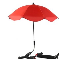 嬰兒推車雨傘架, 紅色, 1入