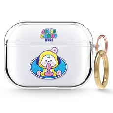 엘라고 JELLY CANDY BT21 에어팟 프로 클리어 케이스, CHIMMY
